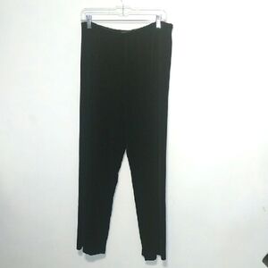 Alex Evening -Black pull on Velour Pants - Size LP